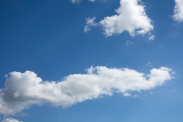 blue sky with clouds