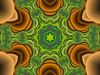 Blick ins Kaleidoskop (Fraktal Nr. 114) © Madeleine