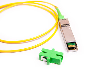 Fototapeta premium Optical gigabit SFP module for network