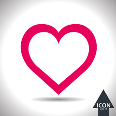 Vector love icon. Vector, illustration, eps10.