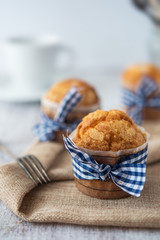 Delicious sweet muffins