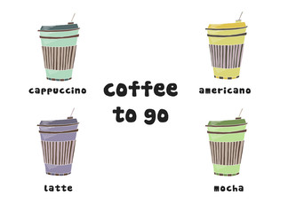 Cute coffee cups