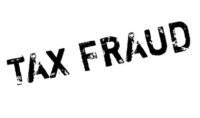 Tax Fraud rubber stamp. Grunge design with dust scratches. Effects can be easily removed for a clean, crisp look. Color is easily changed.