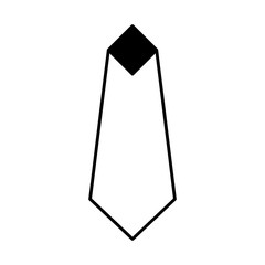 elegant tie isolated icon vector illustration design