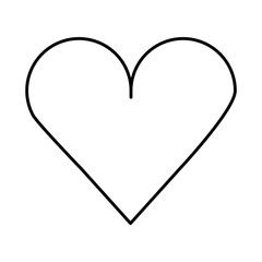 heart love card valentines day vector illustration design