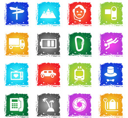 travel icon set