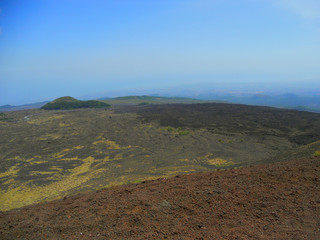 sky from volcano