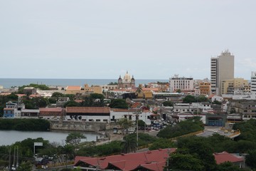 Fototapeta na wymiar Cartagena von oben