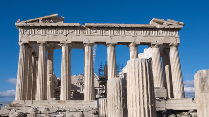 Obraz premium The Parthenon in the Acropolis of Athens, Attica, Greece
