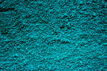 Blue wall of an old house