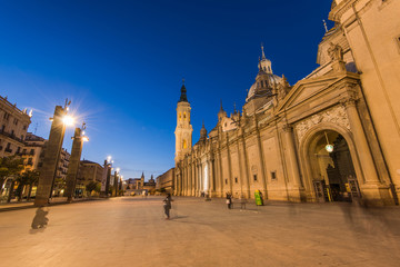 Fototapeta na wymiar Basilica de Nuestra Senora del Pilar , Zaragoza, Aragon, Spain