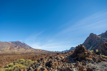 Teide mit Kraterrand der Caldera