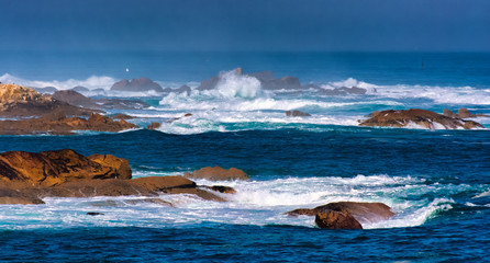 Coast of Baiona (Pontevedra,Galicia,Spain)