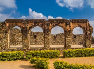 Sheer curtains Establishment work Kumbhalgarh Fort in Rajasthan
