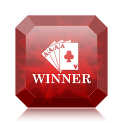 Poker winner icon