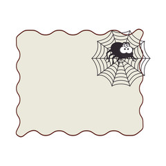 halloween card party invitation vector illustration design