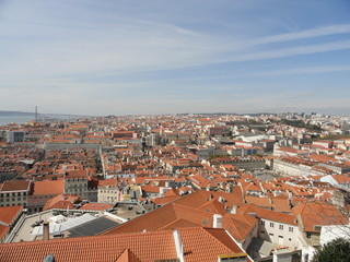 Fototapeta na wymiar Lisbon, Portugal - City View 