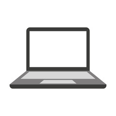 laptop computer isolated icon vector illustration design