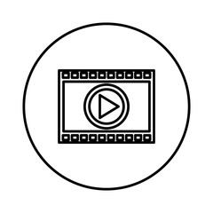 media player symbol isolated iconvector illustration design