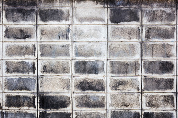 Concrete block wall seamless background and texture