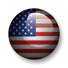 united states of america button emblem vector illustration design
