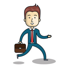 businessman character avatar icon vector illustration design
