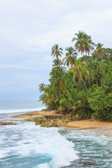 Idyllic beach Manzanillo Costa Rica