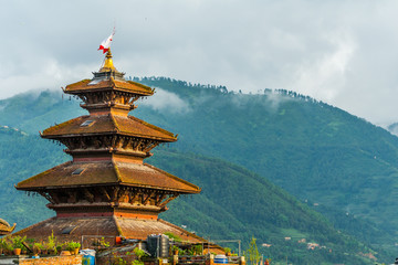 Nyatapola temple on Bhaktapur Nepal
