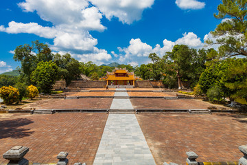 Fototapeta premium Minh Mang Emperor Tomb, National park, Hue, Vietnam