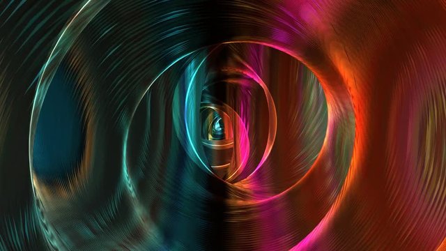 movement abstract futuristic tunnel