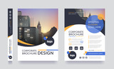 poster flyer pamphlet brochure cover design layout space for photo background, vector template in A4 size