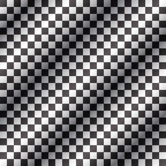 Checkered pattern wave seamless vector illustration.