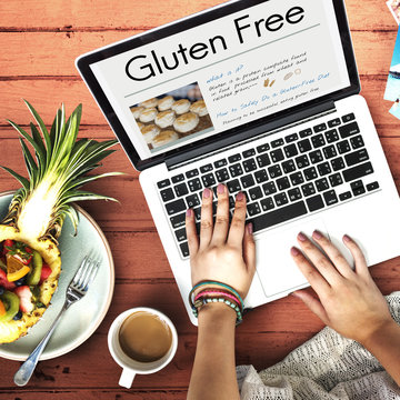 Glutein Free Celiac Disease Concept