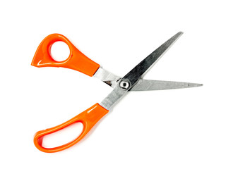 Scissors handle orange
