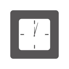 wall clock icon image design, vector illustration