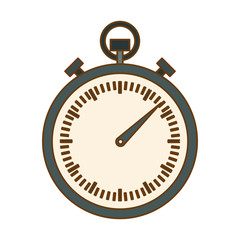 gray alarms clock icon image design, vector illustration