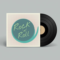 Obraz premium Vinyl record. Retro style. Vector illustration.