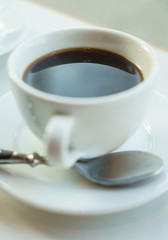 coffee in the coffee shop