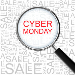 Cyber Monday Word Cloud, Business Concept