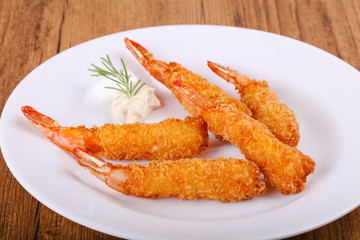Prawn tempura