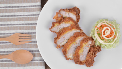 Pork Cutlet Tonkatsu.