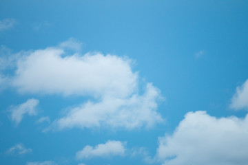 clouds on sky in the evening
