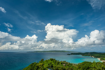 Beautiful landscape at Boracay island, Philippines