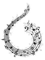 Music Note Background