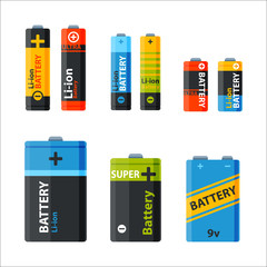 Battery energy electricity tool vector illustration. - 135777640