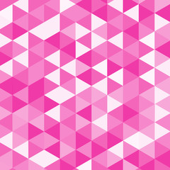 Pink poly abstract background for valentine day .