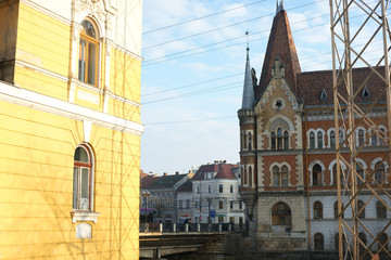 Cluj-Napoca - a city in the northwest of Romania, the administrative center of Cluj County. Winter...