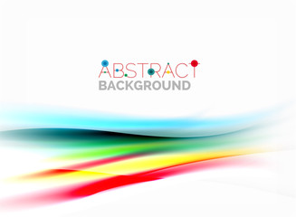 Smooth lines, abstract background