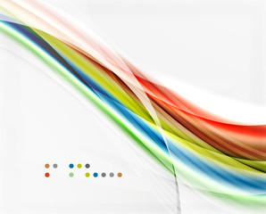 Vector shiny wave abstract background