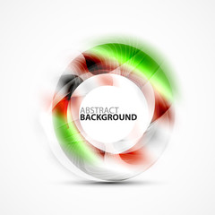Vector abstract blurred swirl